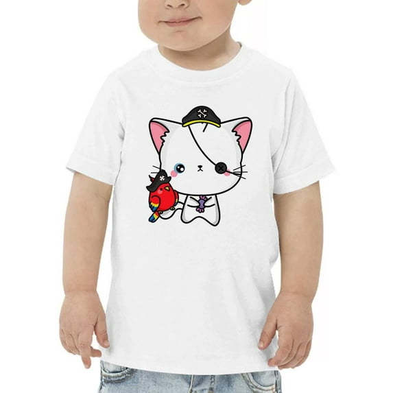 Cute Spookitty W Pirate Costume T-Shirt Toddler -Image by Shutterstock, 3 Toddler