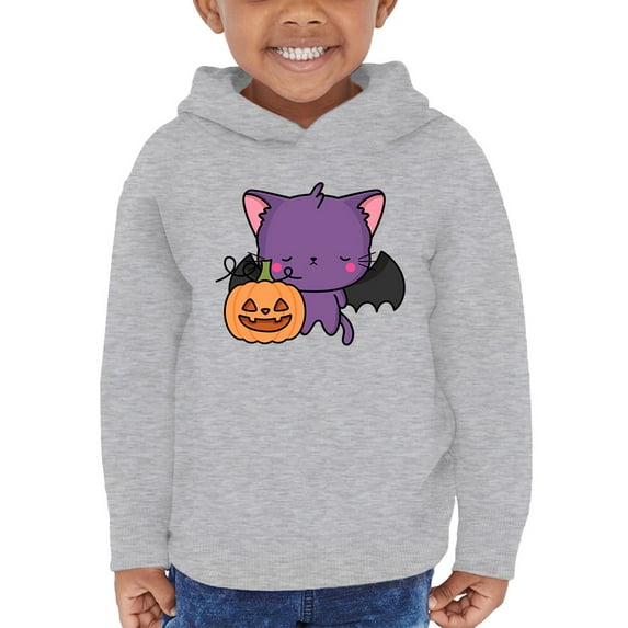 Cute Spookitty W Pumpkin Hoodie Toddler -Image by Shutterstock, 5 Toddler