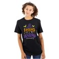 thumbnail image 1 of Cute Spooky Halloween Feeling Witchy Women's Graphic T Shirt Tees Brisco Brands S, 1 of 1