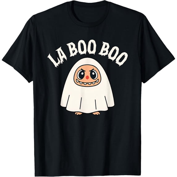 Cute Spooky Halloween Laboo Boo Ghost Kids Adults Costume T-Shirt