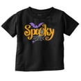 thumbnail image 1 of Cute Spooky Halloween Spider Web Toddler Boy Girl T Shirt Infant Toddler Brisco Brands 6M, 1 of 1