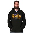 thumbnail image 1 of Cute Spooky Halloween Spider Web Unisex Plus Fleece Graphic Hoodie Brisco Brands 4X, 1 of 6
