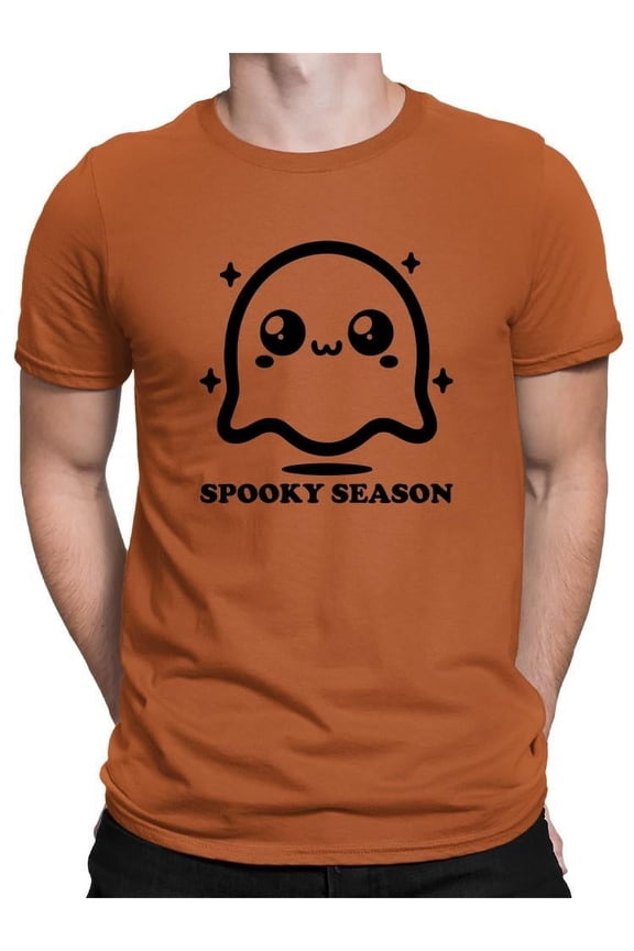 Cute Spooky Season Ghost Halloween Graphic - Men's T-shirt