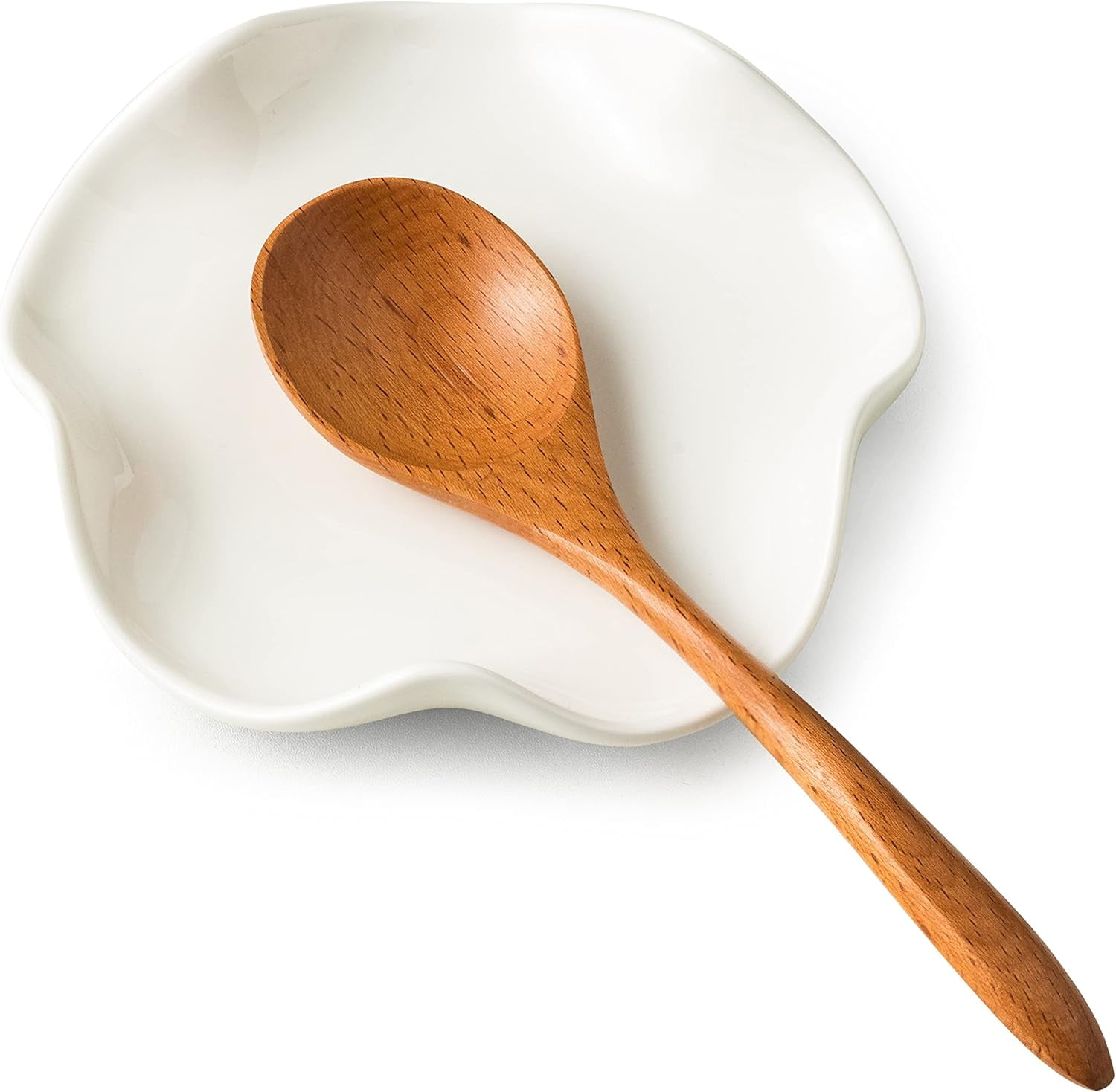 Cute Spoon Rest for Stove Top, Ceramic Spoon Holder for Kitchen Counter, 5.3 Inches Coffee Spoon Holder Utensil Rest for Cooking Housewarming Wedding - Walmart.com