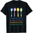 thumbnail image 1 of Cute Spoonie Life Spoon Theory Chronic Illness Awareness T-Shirt, 1 of 4