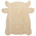 thumbnail image 1 of Cute Spotted Cow Sitting Wood Shape Unfinished Piece Cutout Craft DIY Projects - 4.70 Inch Size - 1/4 Inch Thick, 1 of 7