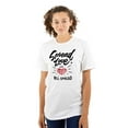 thumbnail image 1 of Cute Spread the Love Trending Quote Women's Graphic T Shirt Tees Brisco Brands S, 1 of 5