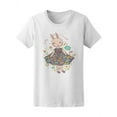 thumbnail image 1 of Cute Spring Bunny Tee Women's -Image by Shutterstock, 1 of 2