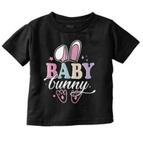 Cute Spring Easter Baby Bunny Ears Youth T Shirt Tee Girls Infant Toddler Brisco Brands 6M