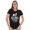 thumbnail image 1 of Cute Spring Easter Mama Bunny Ears Womens Slim Fit Graphic Tee Brisco Brands S, 1 of 5