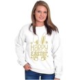 thumbnail image 1 of Cute Spring Happy Easter Bunny Ears Women Crewneck Sweatshirt Brisco Brands S, 1 of 5
