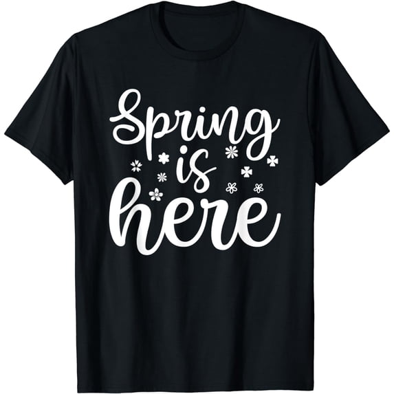 Cute Spring Is Here Blooming Nature May Flowers Design T-Shirt