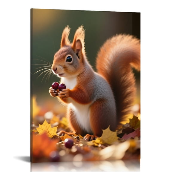 Cute Squirrel Art Print Painting for Home Decorations
, Wall Decor For Bedroom Fashion Kitchen Wall Pictures, Canvas Print
