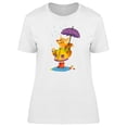 thumbnail image 1 of Cute Squirrel On The Rain T-Shirt Women -Image by Shutterstock, Female Large, 1 of 2