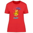 thumbnail image 1 of Cute Squirrel On The Rain T-Shirt Women -Image by Shutterstock, Female Small, 1 of 2