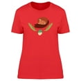 thumbnail image 1 of Cute Squirrel Sleeping Cartoon T-Shirt Women -Image by Shutterstock, Female Small, 1 of 2