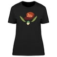 thumbnail image 1 of Cute Squirrel Sleeping Cartoon T-Shirt Women -Image by Shutterstock, Female x-Large, 1 of 2