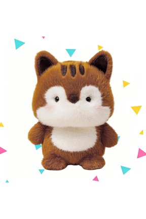 Cute Squirrel Stuffed Animal Plush Toy 5.9 Inch Small Soft Plush for Car Dashboard Office Desk & Home Decor