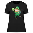 thumbnail image 1 of Cute St Patricks Leprechaun T-Shirt Women -Image by Shutterstock, Female Medium, 1 of 2