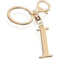 thumbnail image 1 of Cute Stainless Steel Gold Initial Letter Keychain for Women Girl, Charms for Key Handbag Backpack Bag, Personalized Gift, 1 of 5