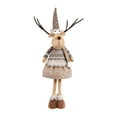thumbnail image 1 of Cute Standing Plush Doll Ornaments Window Home Decoration Doll, Christmas Decoration Supplies for Moose Rudolph Doll Holiday Decor, 1 of 6