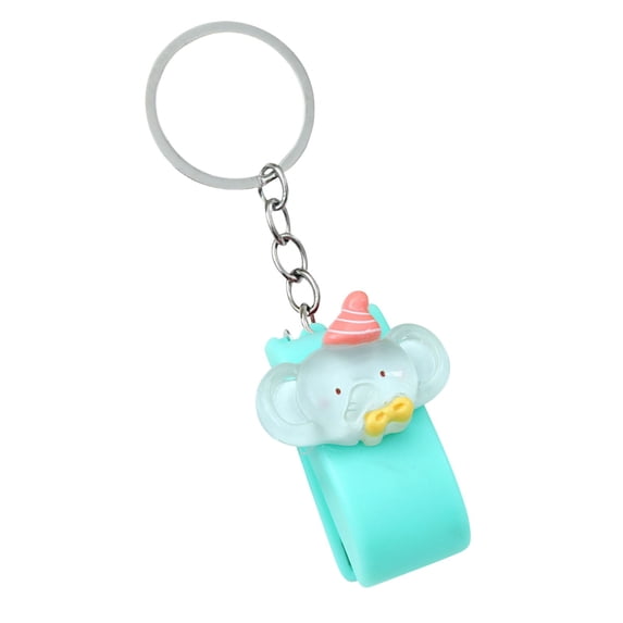 Cute Stapler with Keychain for Portable Use; Kawaii animal design; Compact paper stapler for daily tasks