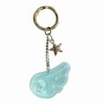 thumbnail image 1 of Cute Star And Angel Wing Keychain For Girls Durable Resin Key Ring With Bright Colors Perfect Gift For Friends Or Lovers, 1 of 11