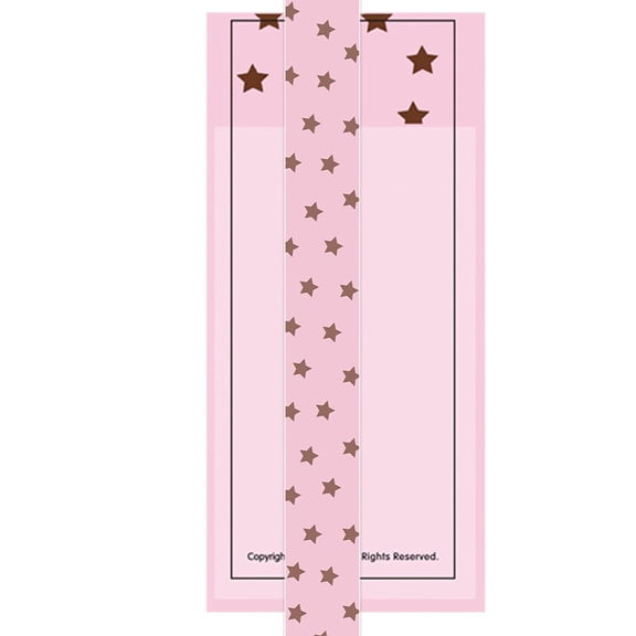 Cute Star Elastic Planner Strap for A5/A6/B6 Notebooks, Adjustable Fabric Journal Band with Magnetic Closure & Modular Accessories, Lightweight Travel Diary Holder