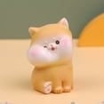 Cute Stickers Small Animal Resin Ornament Cartoon Animal Ornament Car