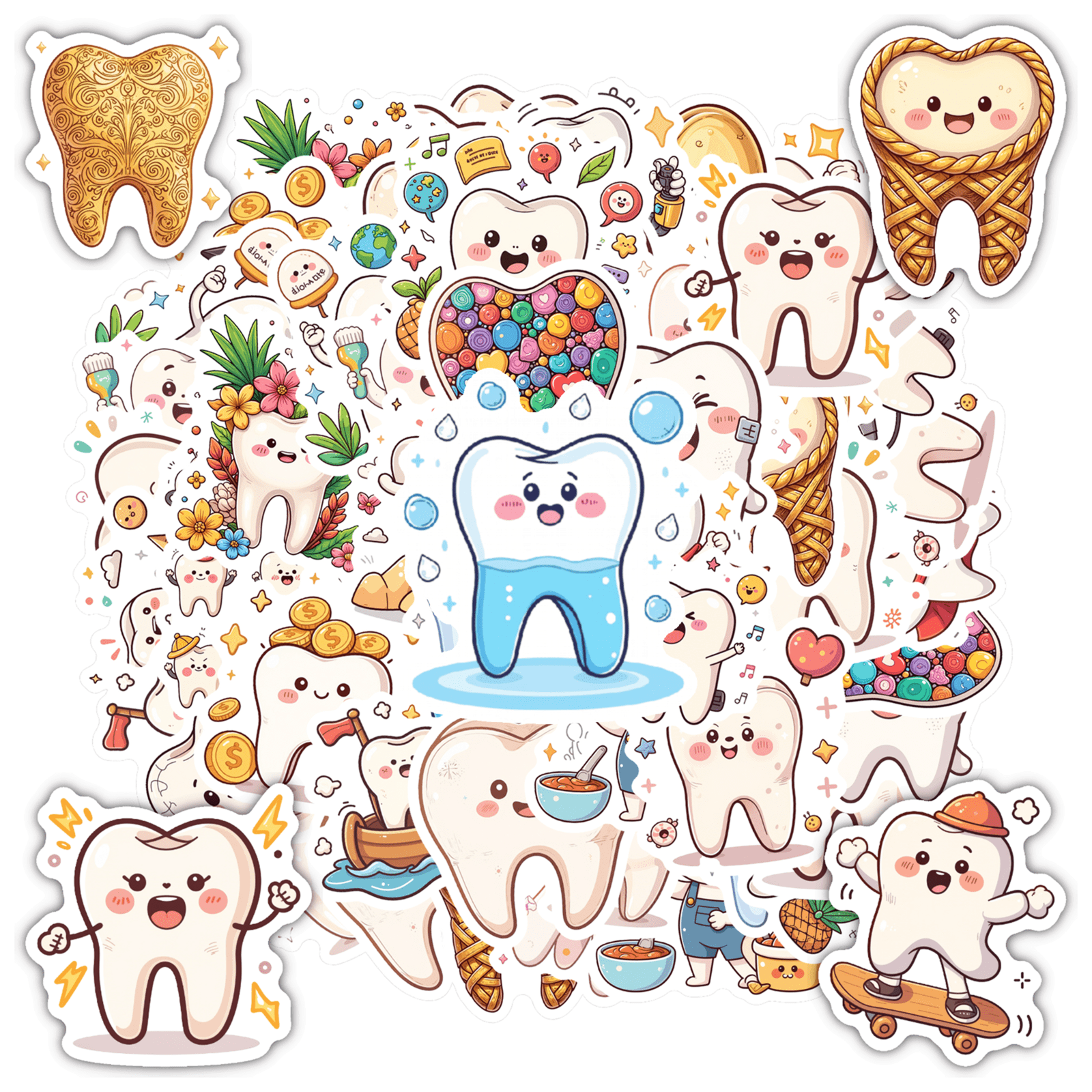 Cute Stickers Stationery Stickers Cartoon Kids Stickers Toy DIY ...