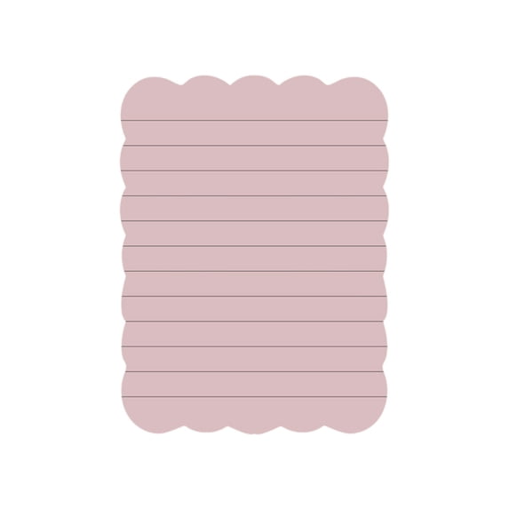 Cute Sticky Notes Cute Office Supplies Scalloped Sticky Notes Shaped Sticky Notes Pretty Sticky Notes Mini Sticky Notes Aesthetic Sticky Notes