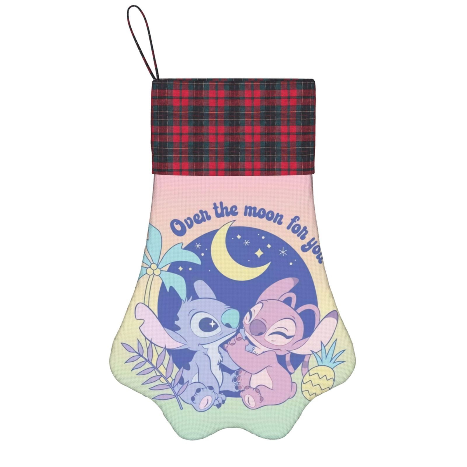 Cute Stitch Christmas Pet Pow Stockings Party Favors Cute Claw \r