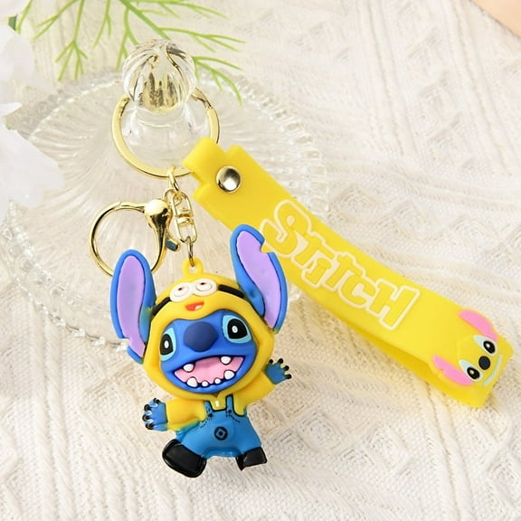 Cute Stitch Keychain 1PCS,Kawaii Keychain,Handbag Bags Decoration,Bag Charm Keychains for Women,Car Key Chain Key Ring