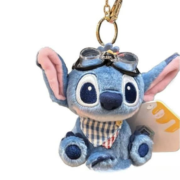 Cute Stitch Plush Keychain , 4.72" Lovely Keychain Decorative Accessories, Purse Bag Backpack Charm
