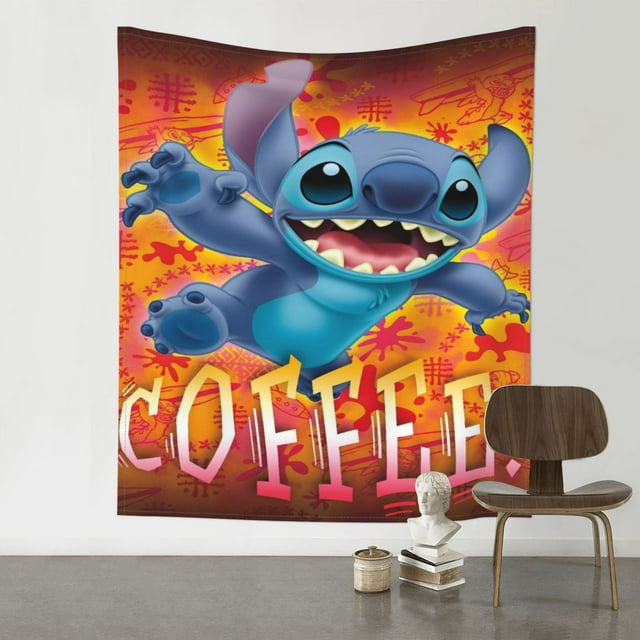 Cute Stitch Tapestry Wall Hanging Wall Art Decor Wall Tapestry for