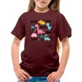 thumbnail image 1 of Cute Storybook Dinos Art T-Shirt Juniors -Image by Shutterstock,  x-Large, 1 of 4
