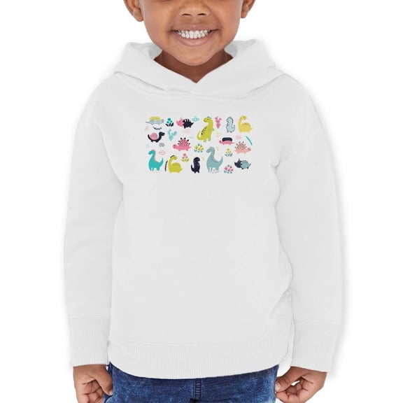 Cute Storybook Dinosaurs Hoodie Toddler -Image by Shutterstock,  2 Toddler