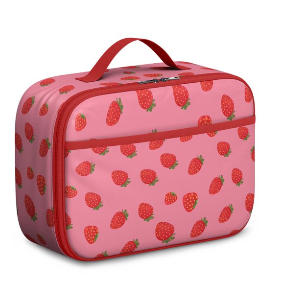 Cute Strawberry Cake Lunch Box - Insulated & Reusable, Leakproof, Great for Parents Seeking Fun Solutions