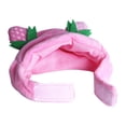 thumbnail image 1 of Cute Strawberry Cat Costume Hat Party Decoration Plush for Cats and Small Dogs Pet Winter Warm Caps for Festival Decoration, 1 of 9