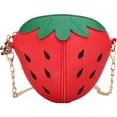 thumbnail image 1 of Cute Strawberry Crossbody Bags Simple Coin Bag Lovely Strawberry Shaped Shoulder Bag, 1 of 7