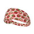Cute Strawberry Juice Sweatbands Headbands for Women Men, Sports