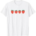 thumbnail image 1 of Cute Strawberry T-ShirtStrawberry Co.Men's and women's pure cotton short-sleeved shirts, 1 of 7
