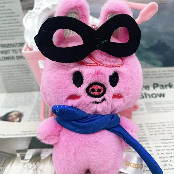Cute Stray Kids Plush Pilot Toy Funny Stuffed Animal Kpop Skzoo Fan Meeting Doll with Pilot Sunglasses
