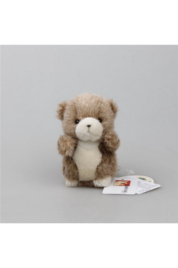 Cute Stuffed Animal Brown Bear Plush Animal Keychain, Fashion Accessory Backpack Clips, Kindergarten Gift, Handbag Pendant