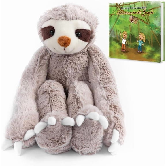 Cute Stuffed Animal Pillow Sloth Plush Toy Pillow Kawaii Plushies with Squishy Plush Pillow Cute Plushies for Girls and Boys