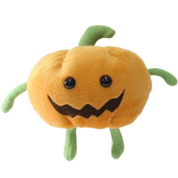 Cute Stuffed Animal, Plush Toys, Plushie with Limbs, Soft Plush, Made with Soft Fleece Material, 6 Inch Simulated Smiling Pumpkin Kids Plush Toys for Imaginative Pretend Play,