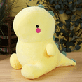 thumbnail image 1 of Cute Stuffed Animalss Plush Toys,Kawaii Stuff Dinosaur Toy, Soft Plushies for Girls Plush Doll Gifts for Kids Boys Babies Toddlers (Yellow,9.8 Inch), 1 of 5