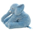 thumbnail image 1 of Elephant Stuffed Animals Toy 14 inches, Medium Plush Elephant Plushie Cuddly Pillow Toys Gift for & Adults Blue, 1 of 4