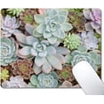 thumbnail image 1 of Cute Succulents Mouse Pad, Natural Plants Mousepad for Design, Anti-Slip Rubber Base Wireless Mouse Pads for Laptop, 1 of 5