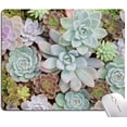 thumbnail image 1 of Cute Succulents Mouse Pad, Natural Plants Mousepad for Design, Anti-Slip Rubber Base Wireless Mouse Pads for Laptop, 1 of 6